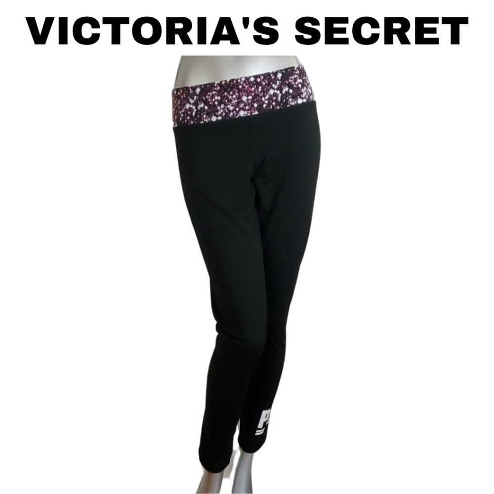 Victoria's Secret Pink Ultimate Galaxy Graphic Leggings